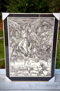REPRODUKCJA - ALBRECHT DÜRER – ŚWIĘTY MICHAŁ WALCZĄCY ZE SMOKIEM (REPRODUCTION - ALBRECHT DÜRER – SAINT MICHAEL FIGHTING THE DRAGON) Paweł Naumowicz