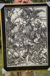 REPRODUKCJA-ALBRECHT DURER-CZTEREJJEŹDŹCY APOKALIPSY (REPRODUCTION-ALBRECHT DURER-THE FOUR RIDERS OF THE APOCALYPSE)